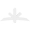 Ekena Millwork Alberta Architectural Grade PVC Gable Bracket, 72"W x 33"H x 6"D x 6"F, 11/12 Pitch GBP072X33X0606ALB00 - alternate 5